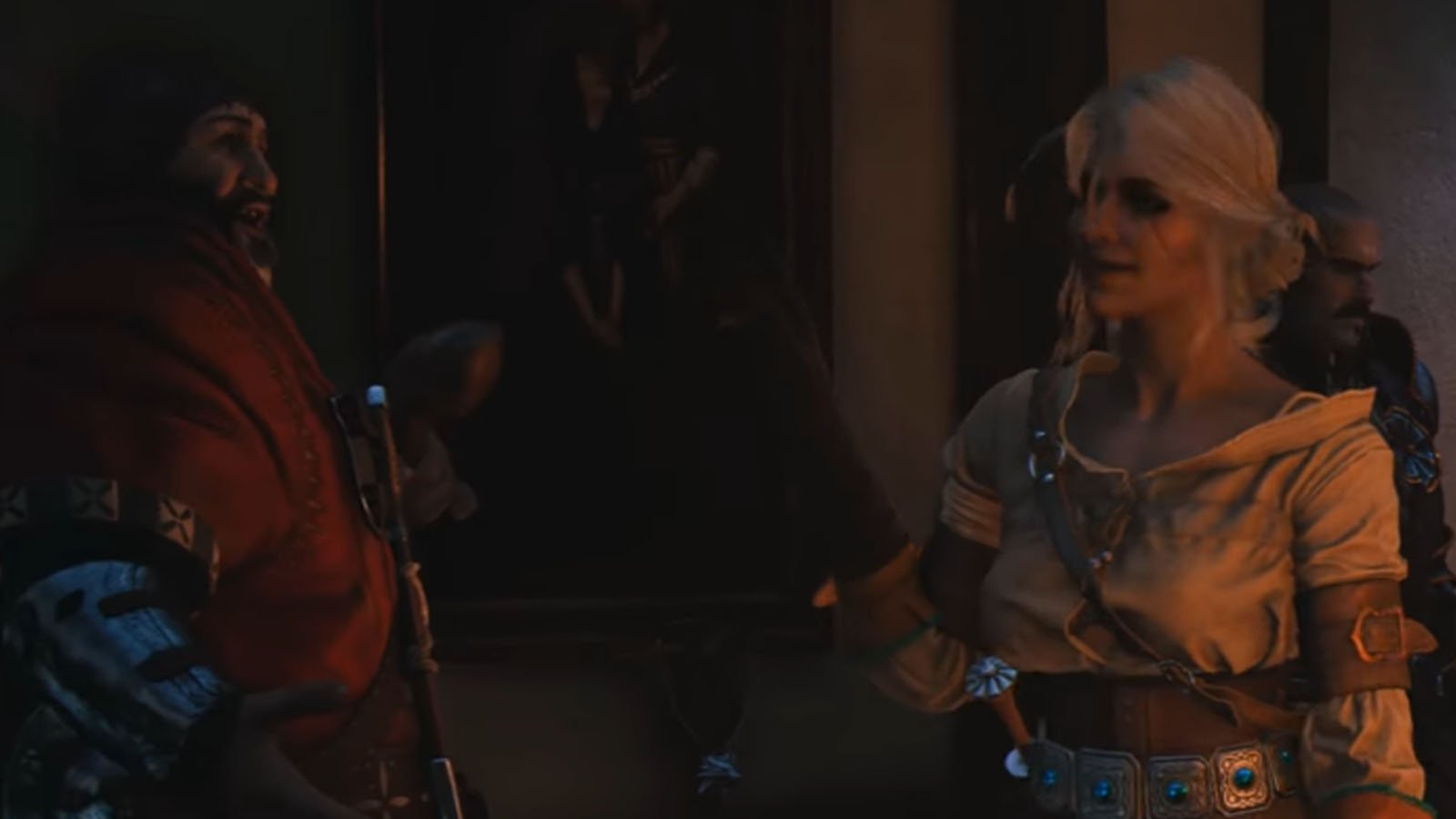 Ciri greets the Bloody Baron Phillip Strenger in the epilogue.