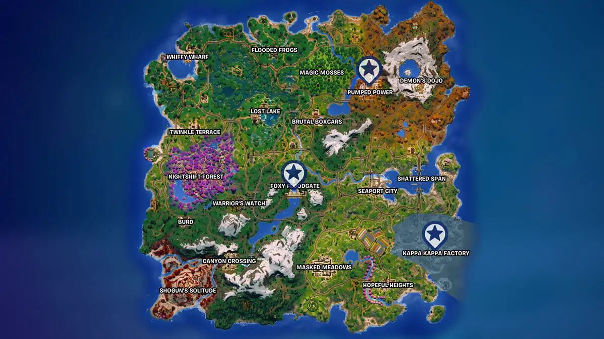 Fortnite Monarch map