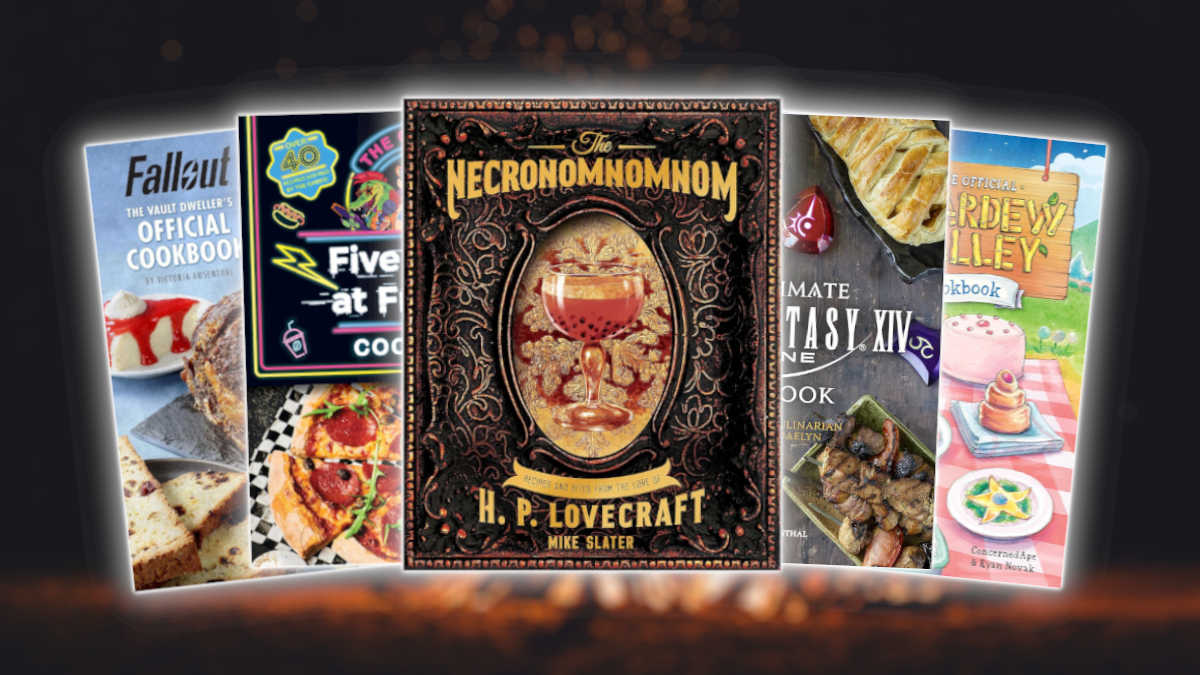 Gaming inspired cookbooks