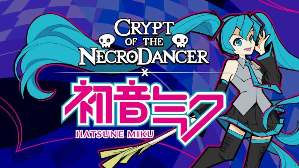 Hatsune Miku x Crypt of the NecroDancer promotional art