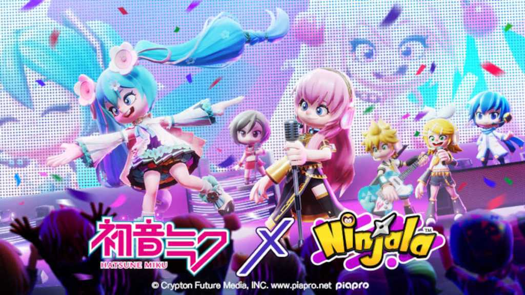 Hatsune Miku x Ninjala promotion art