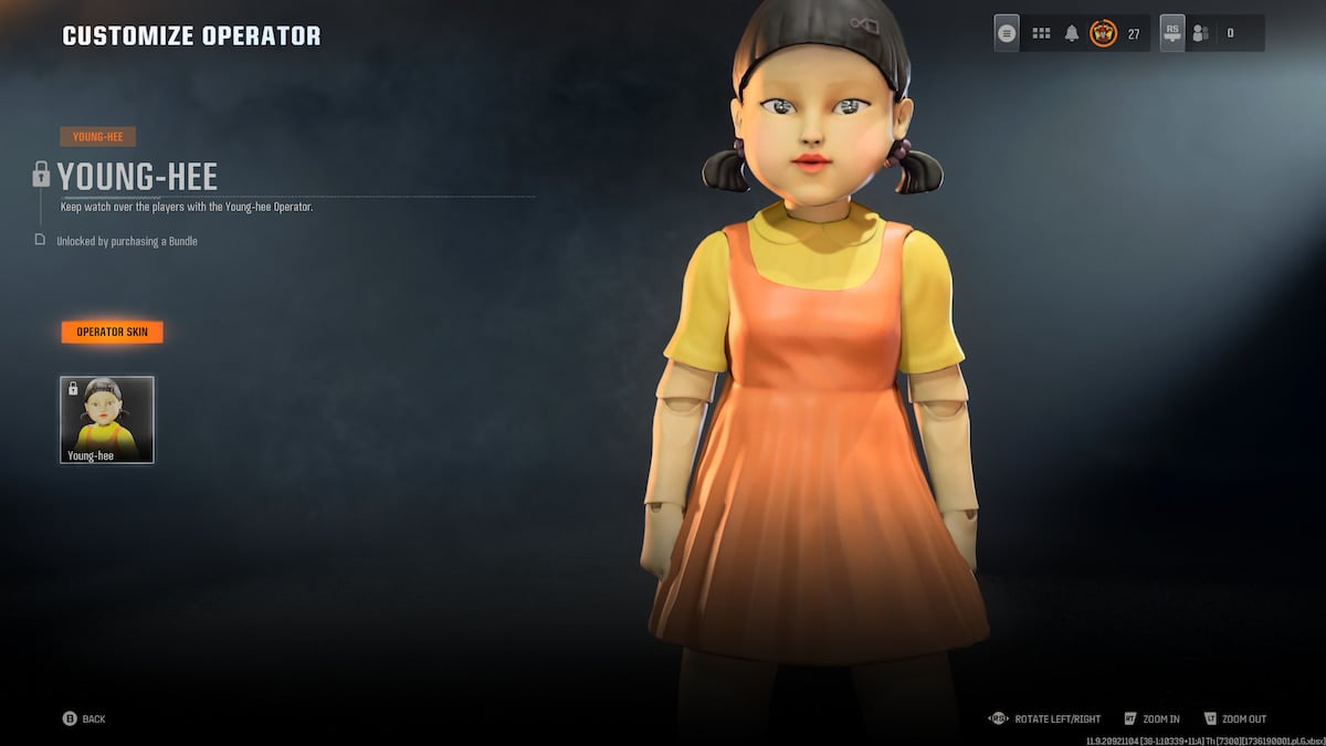 Young-hee Operator skin