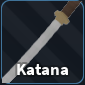 Katana sword in Verse Piece Roblox experience