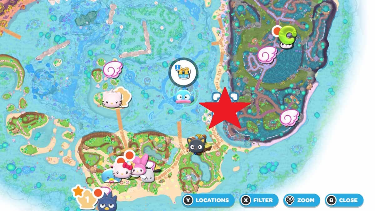 Ladder location in Hello Kitty Island Adventure