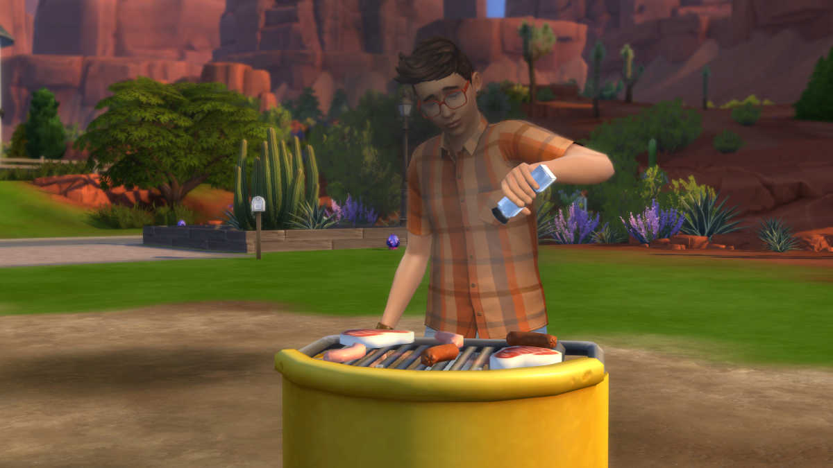 The Off the Grid Challenge in The Sims 4