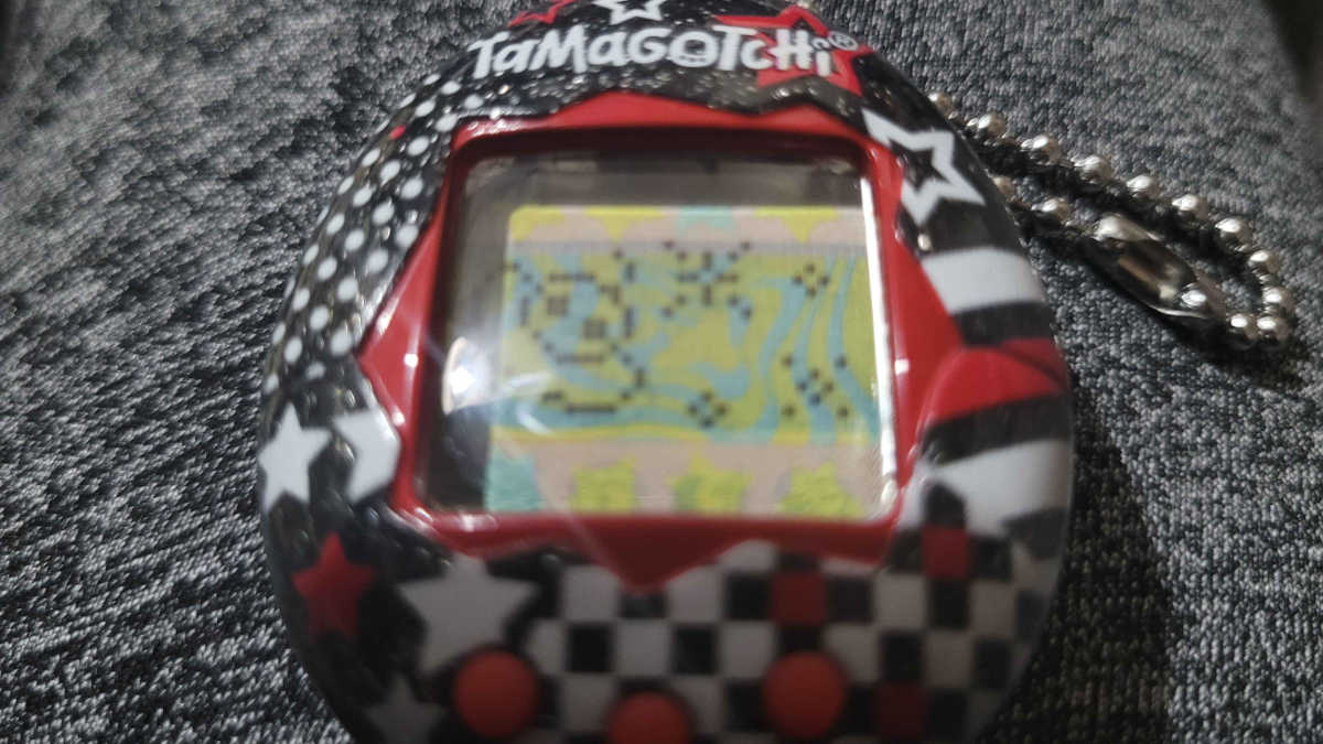 What it looks like when a Tamagotchi dies