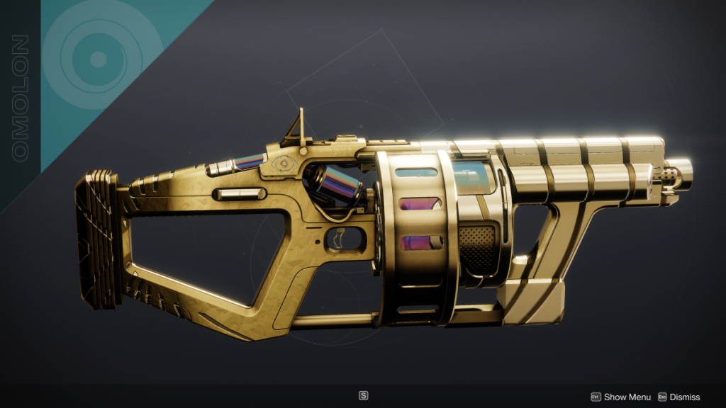 Destiny 2's Cataphract GL3 grenade launcher.