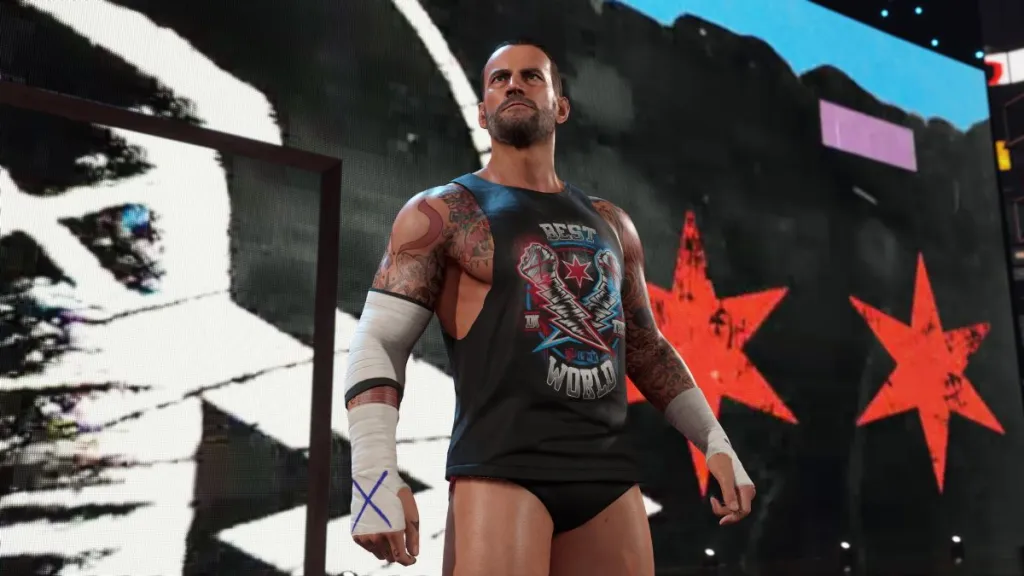 All WWE 2K25 wrestlers include superstars like CM Punk and Jimmy Uso