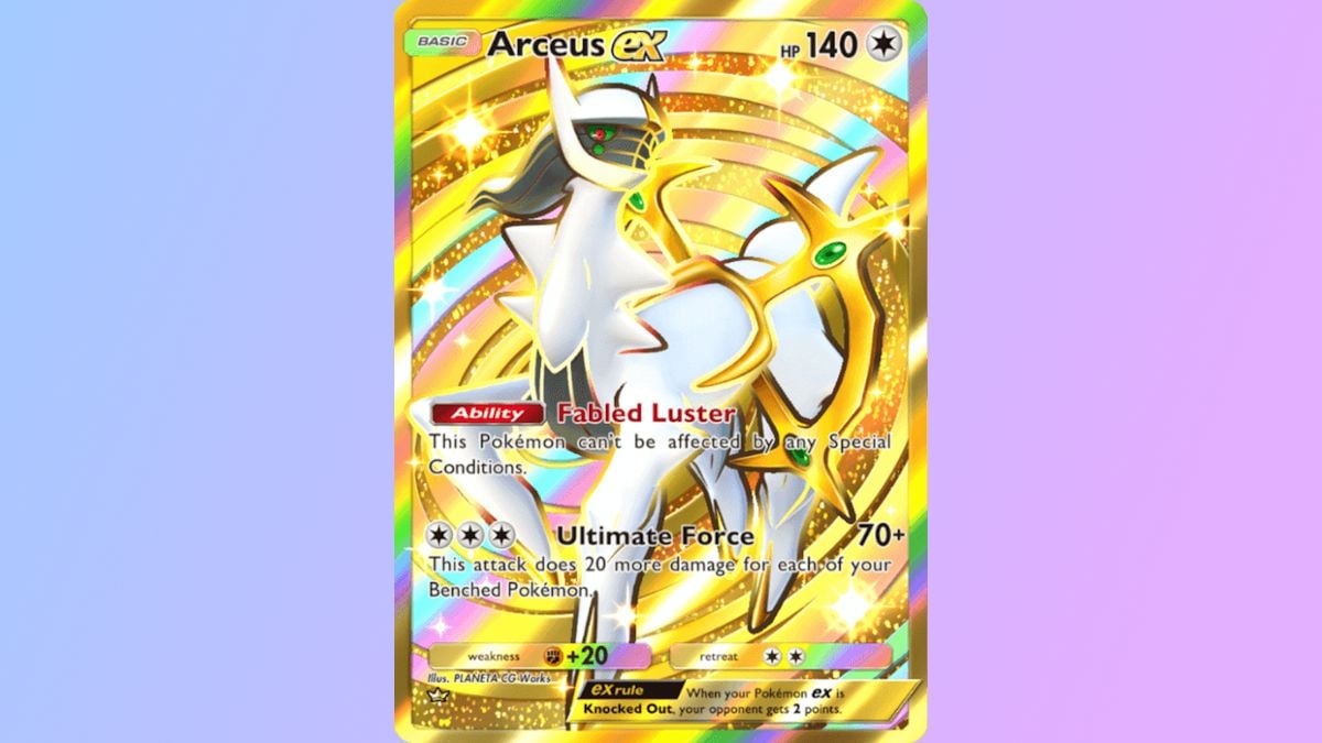 Best Arceus EX deck and card list for Pokémon Trading Card Pocket