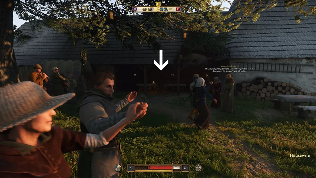 The young man dressed in yellow's location in Kingdom Come Deliverance 2.