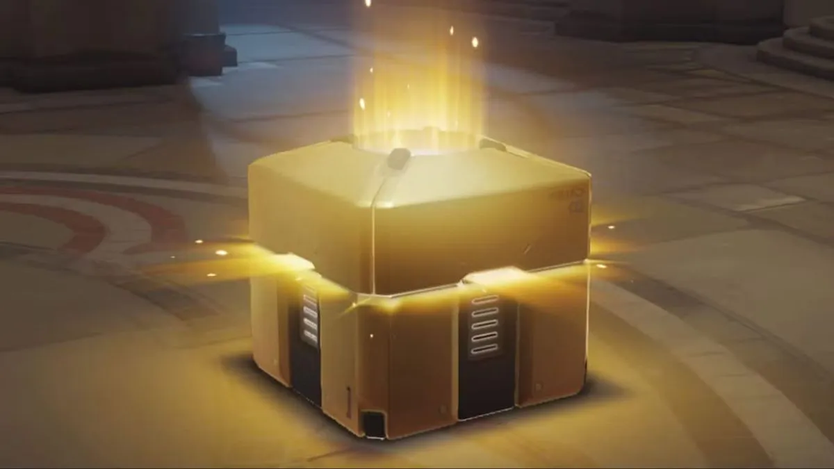 a lootbox in Overwatch