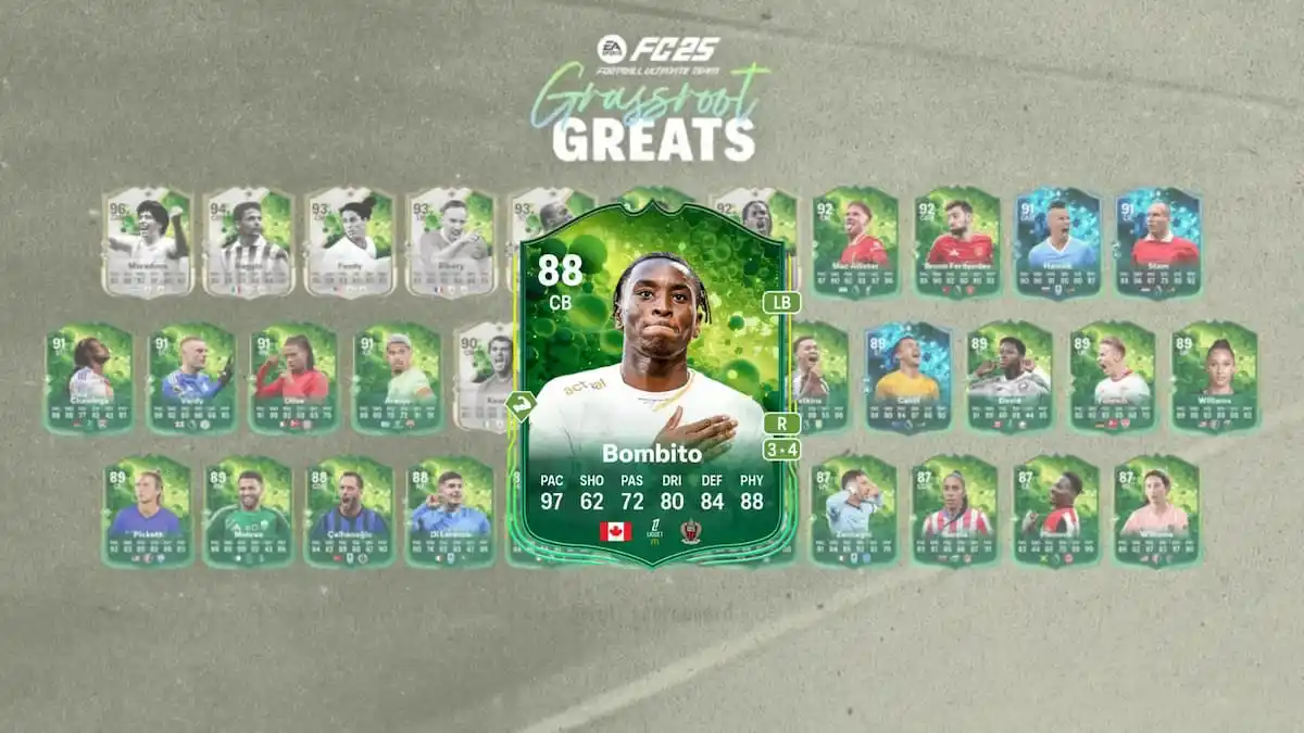 EA FC 25 Moise Bombito Grassroot Greats SBC solutions