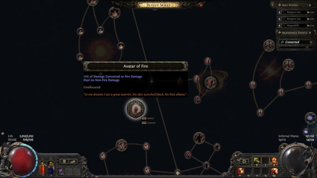 Avatar of Fire in Path of Exile 2