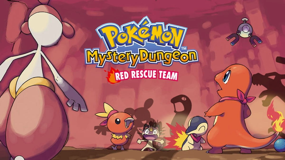 Pokémon Mystery Dungeon Red Rescue Team cover art