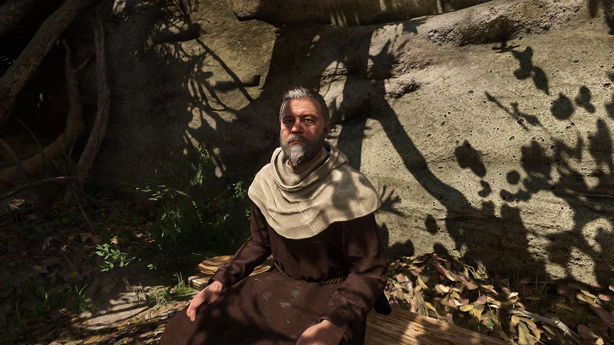 Konrad the Hermit, as shown in Kingdom Come: Deliverance 2.