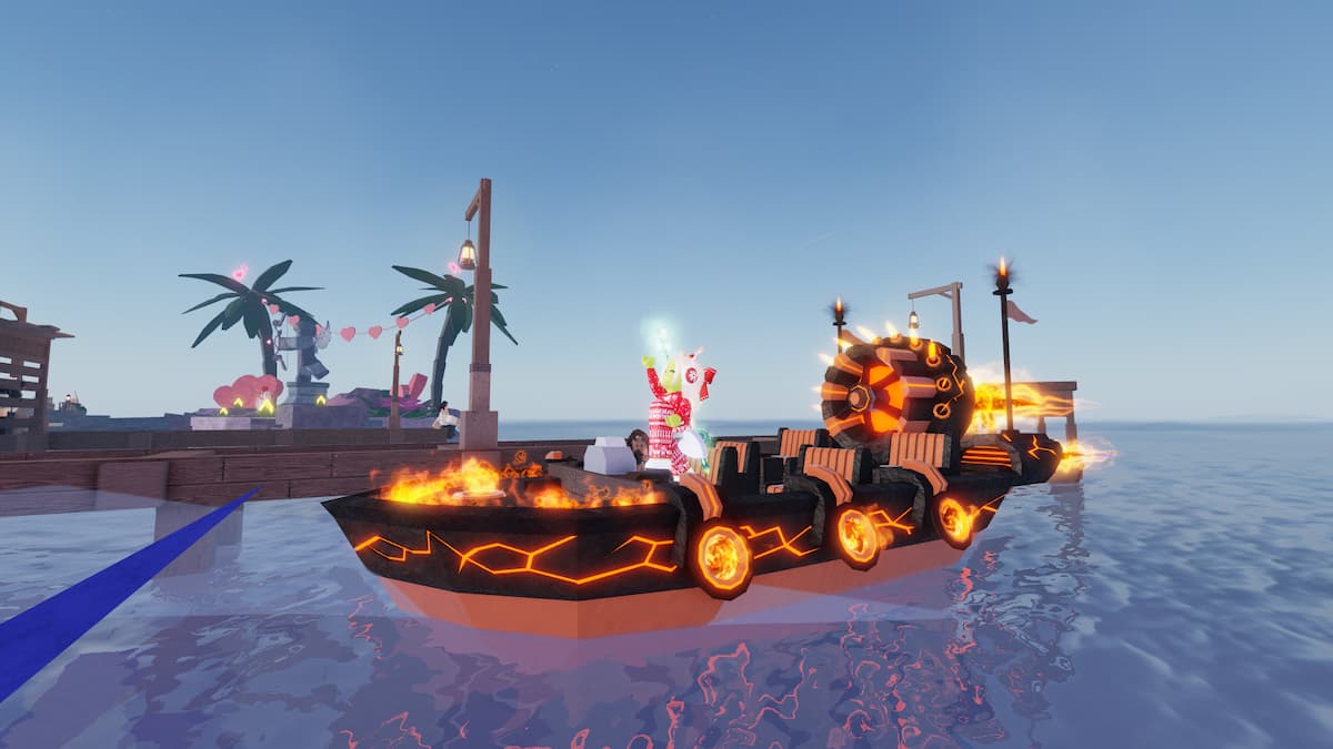 Volcanic Speedboat in Roblox Fisch