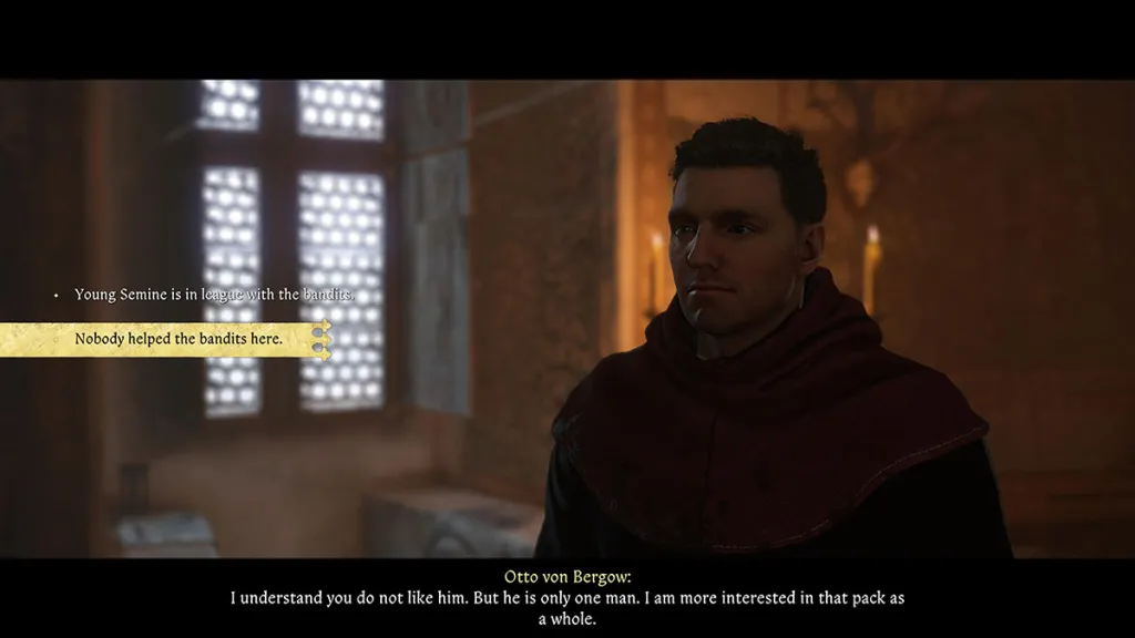 Henry hides the truth during Kingdom Come: Deliverance 2.