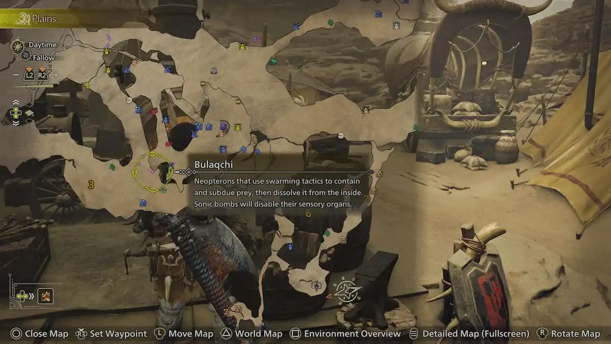 Bulaqchi waypoint in Monster Hunter Wilds