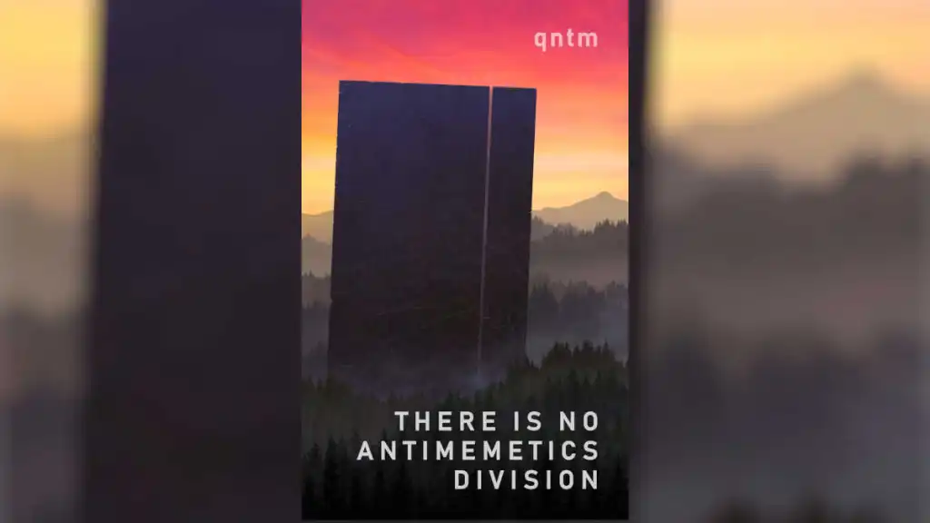 There Is No Antimemetics Division book cover.