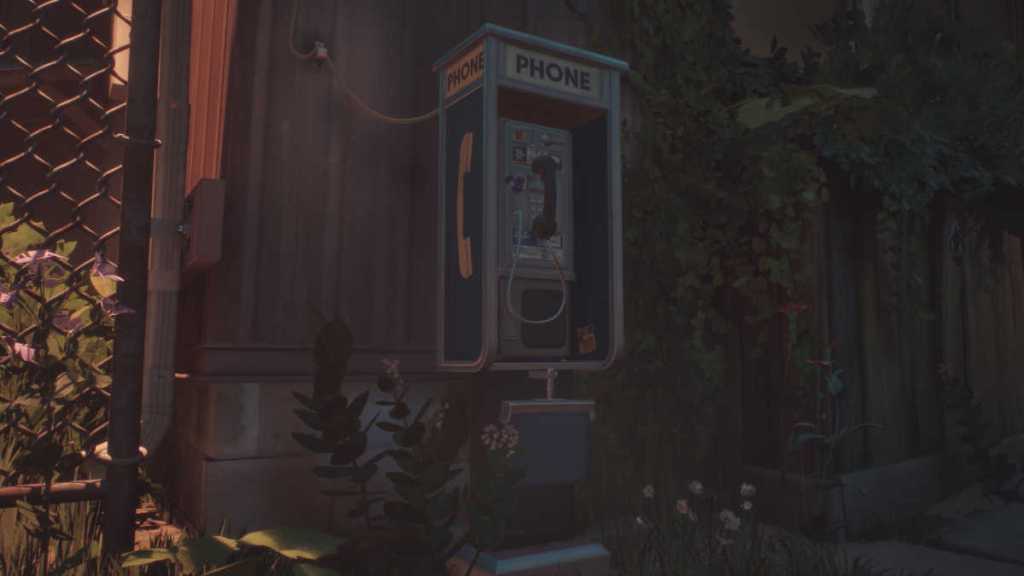 Payphone outside the Blue Spruce in Lost Records: Bloom & Rage