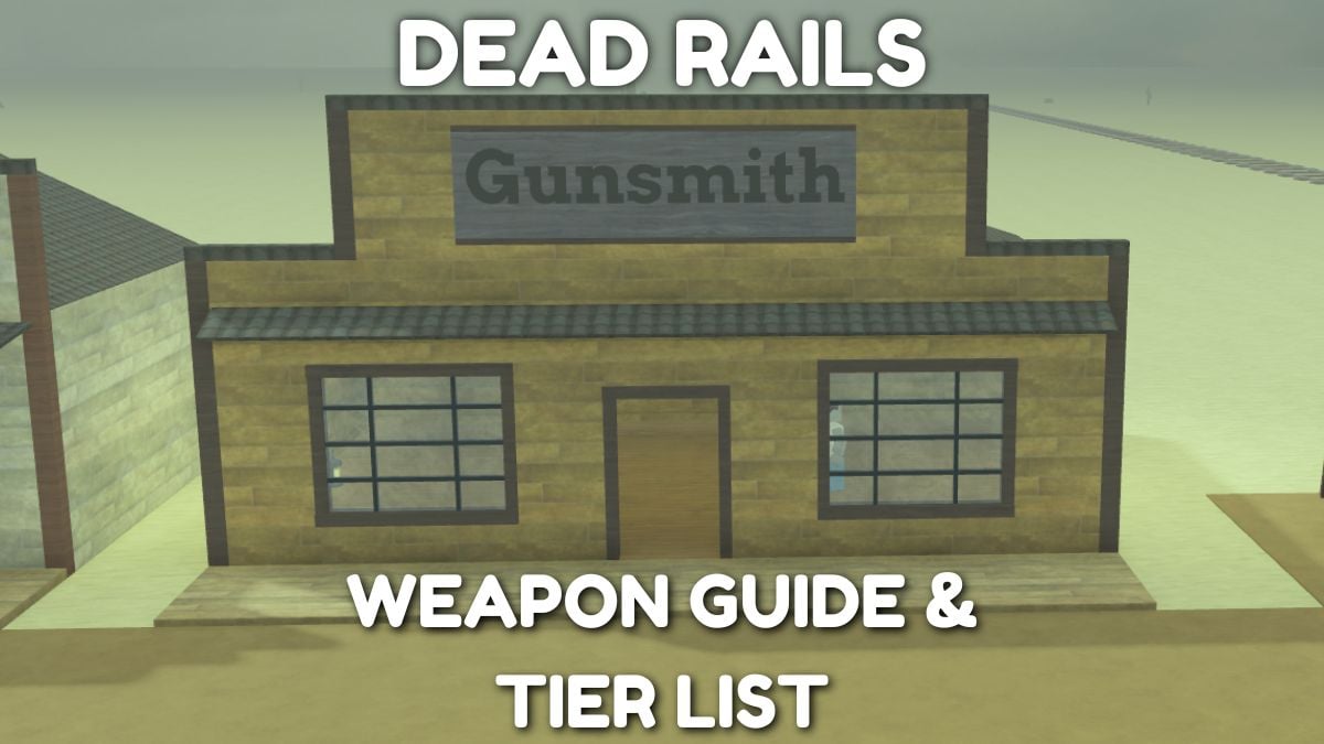 Gunsmith store from the Dead Rails Roblox Expertience