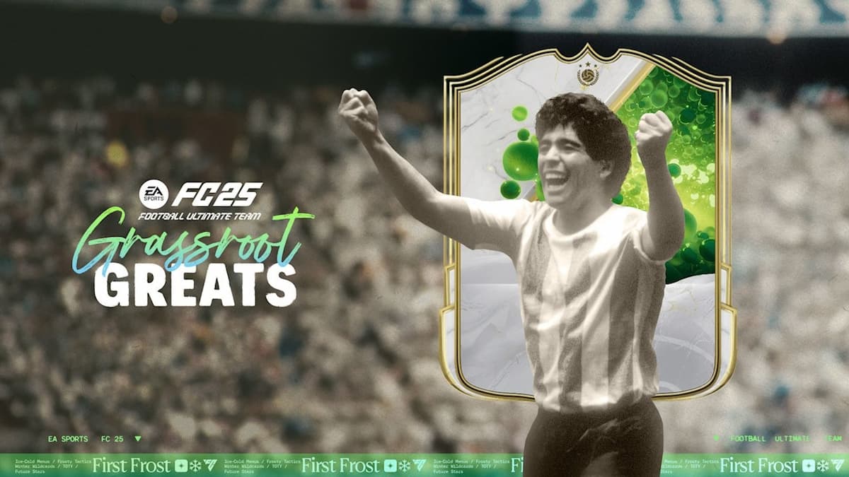 EA FC 25 Grassroot Greats Maradona evolution