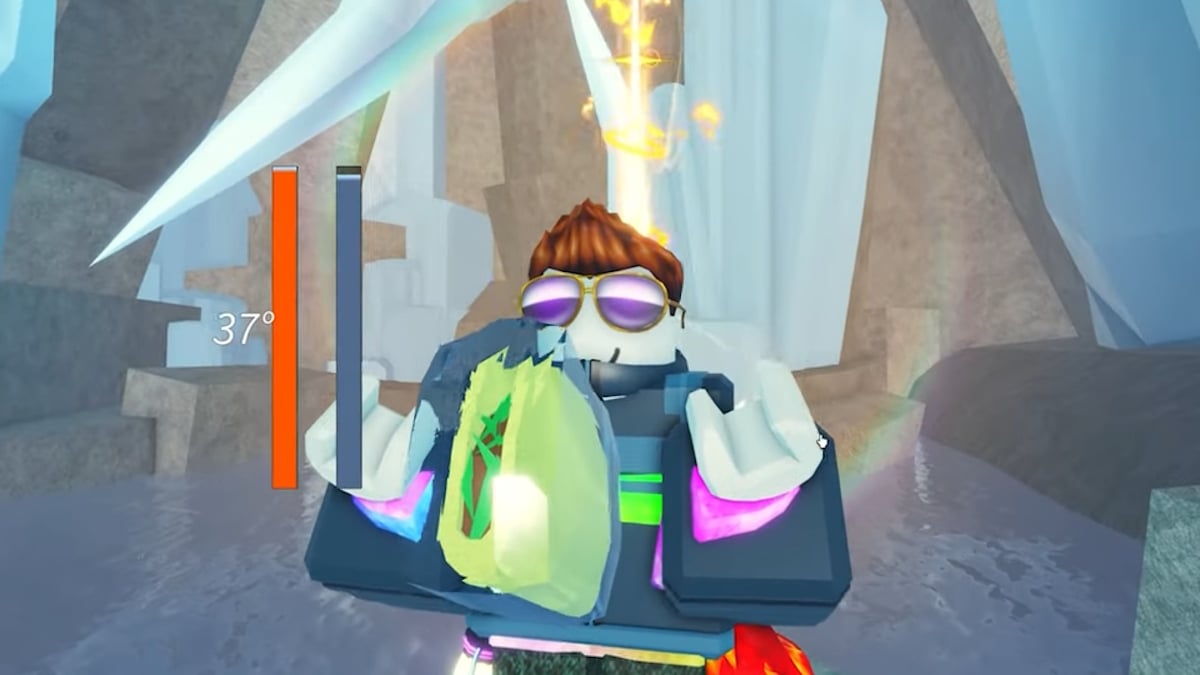 A player holding a Frigid Taco