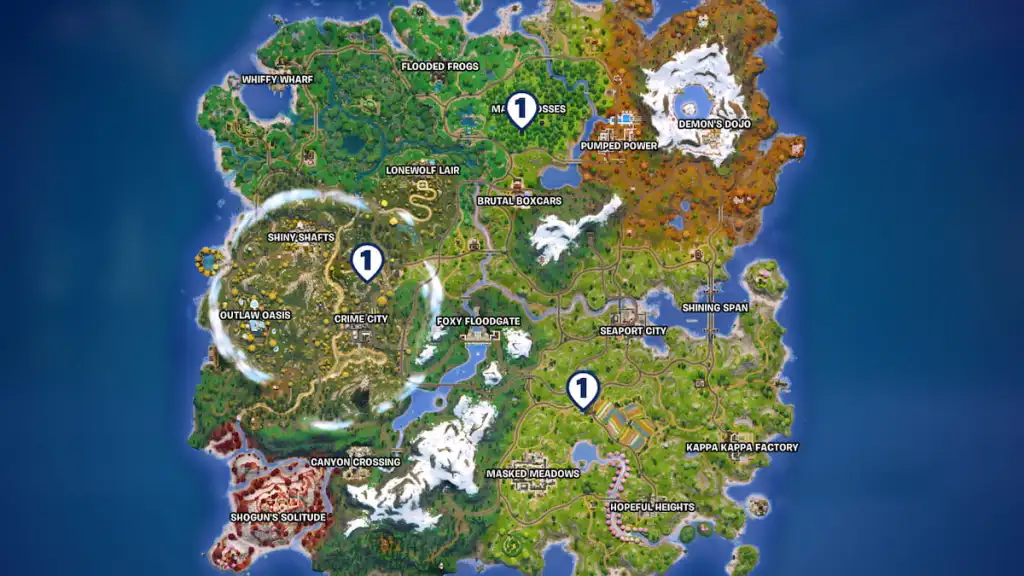 Fortnite Chapter 6 Season 2 Black Market map