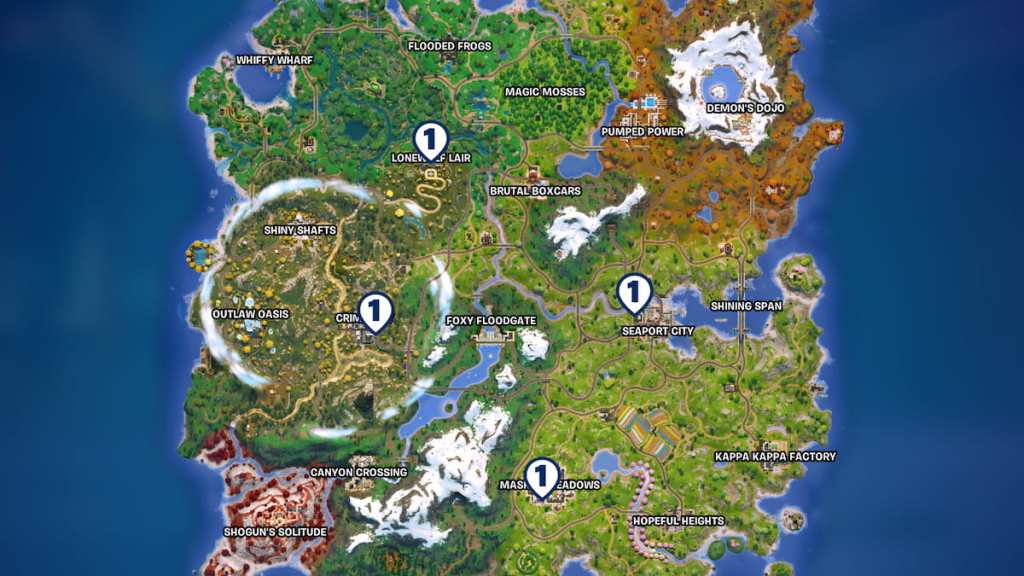 Fortnite Chapter 6 Season 2 vault map