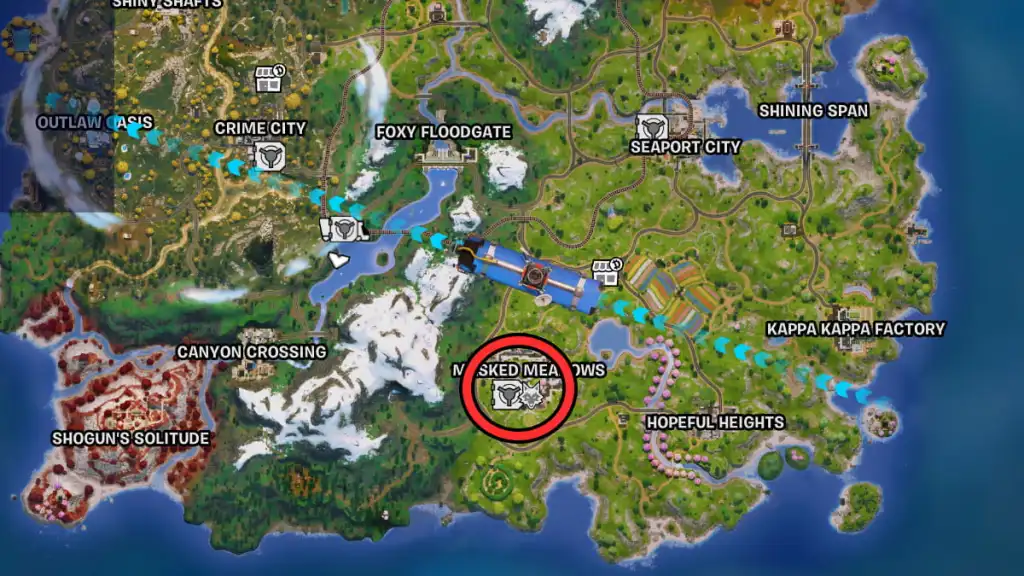 Fortnite Fletcher Kane boss map location