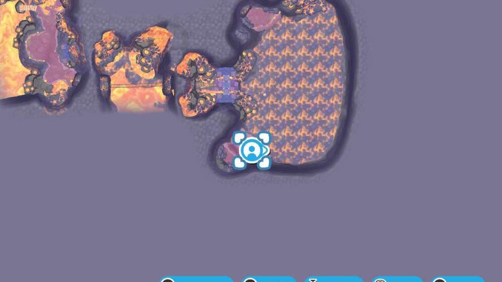 Hello Kitty Island Adventure lava cave golden chest map