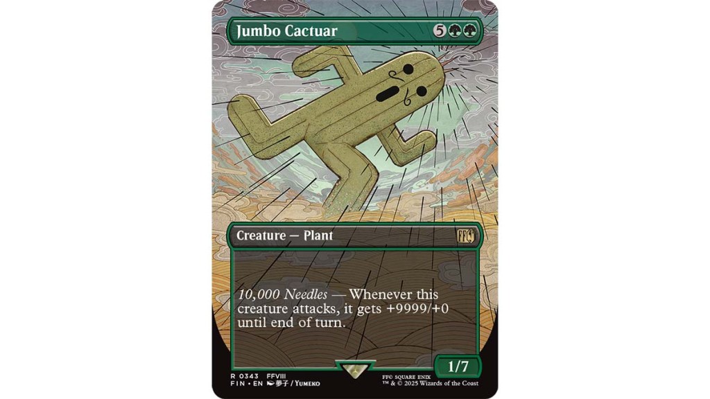 Jumbo Cactuar on MTG