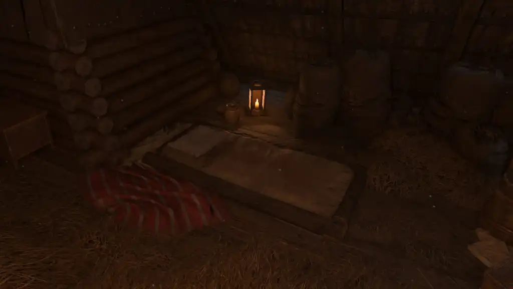 KCD2 bed to sleep in