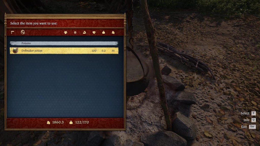 Kingdom Come Deliverance 2 - How to get and use poison - Poison food