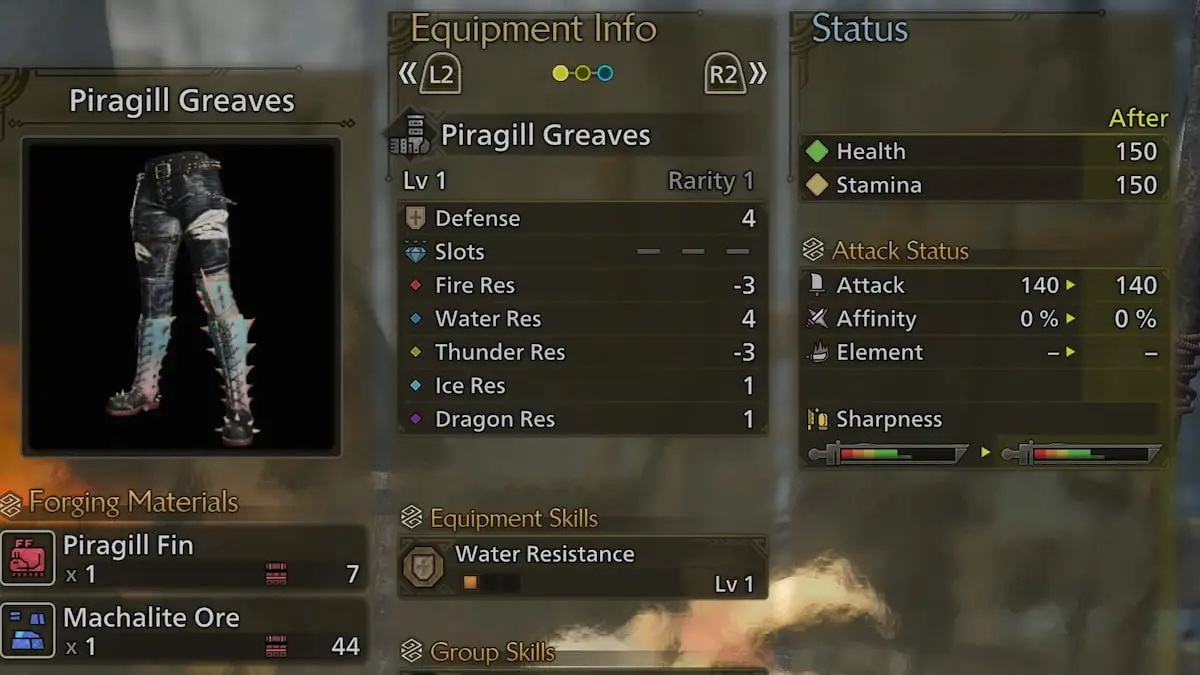 Piragill Armor Set