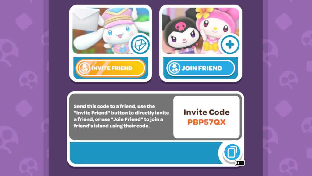 How to invite a friend to multiplayer in Hello Kitty Island Adventure