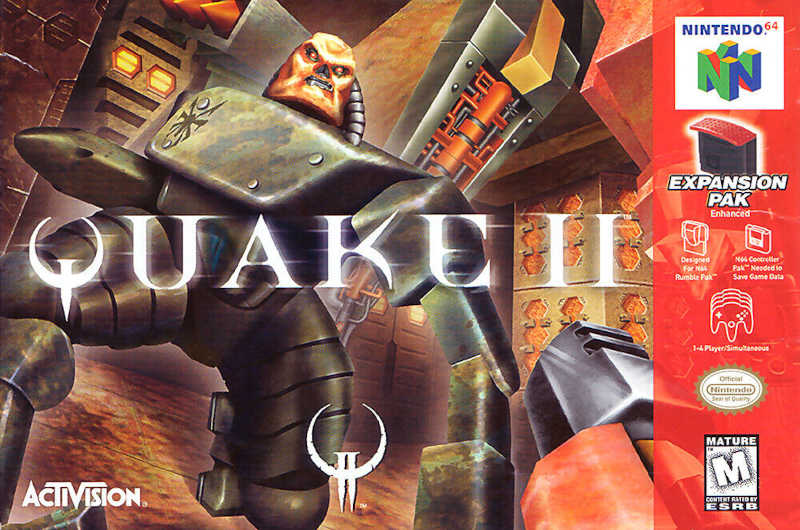 Quake II box for Nintendo 64