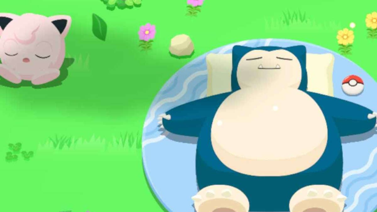 Snorlax and Jigglypuff in Pokémon Sleep