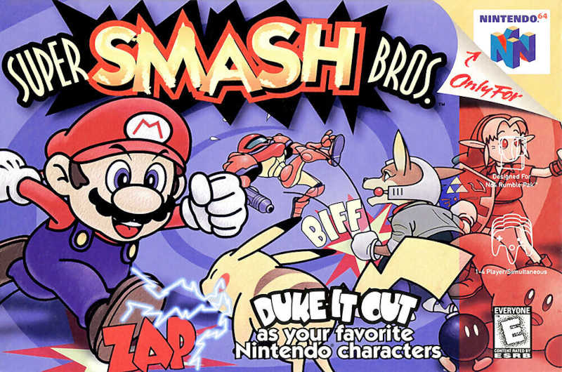 Super Smash Bros. box for Nintendo 64