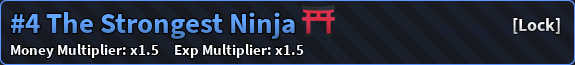 The Strongest Ninja title in Verse Piece Roblox experience