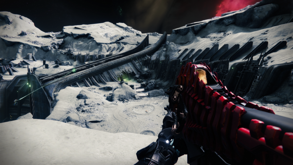 Destiny 2 Hellmouth on the Moon.