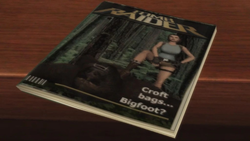 Lara Croft and Bigfoot