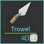 The Trowel Gear from Tower of Hell