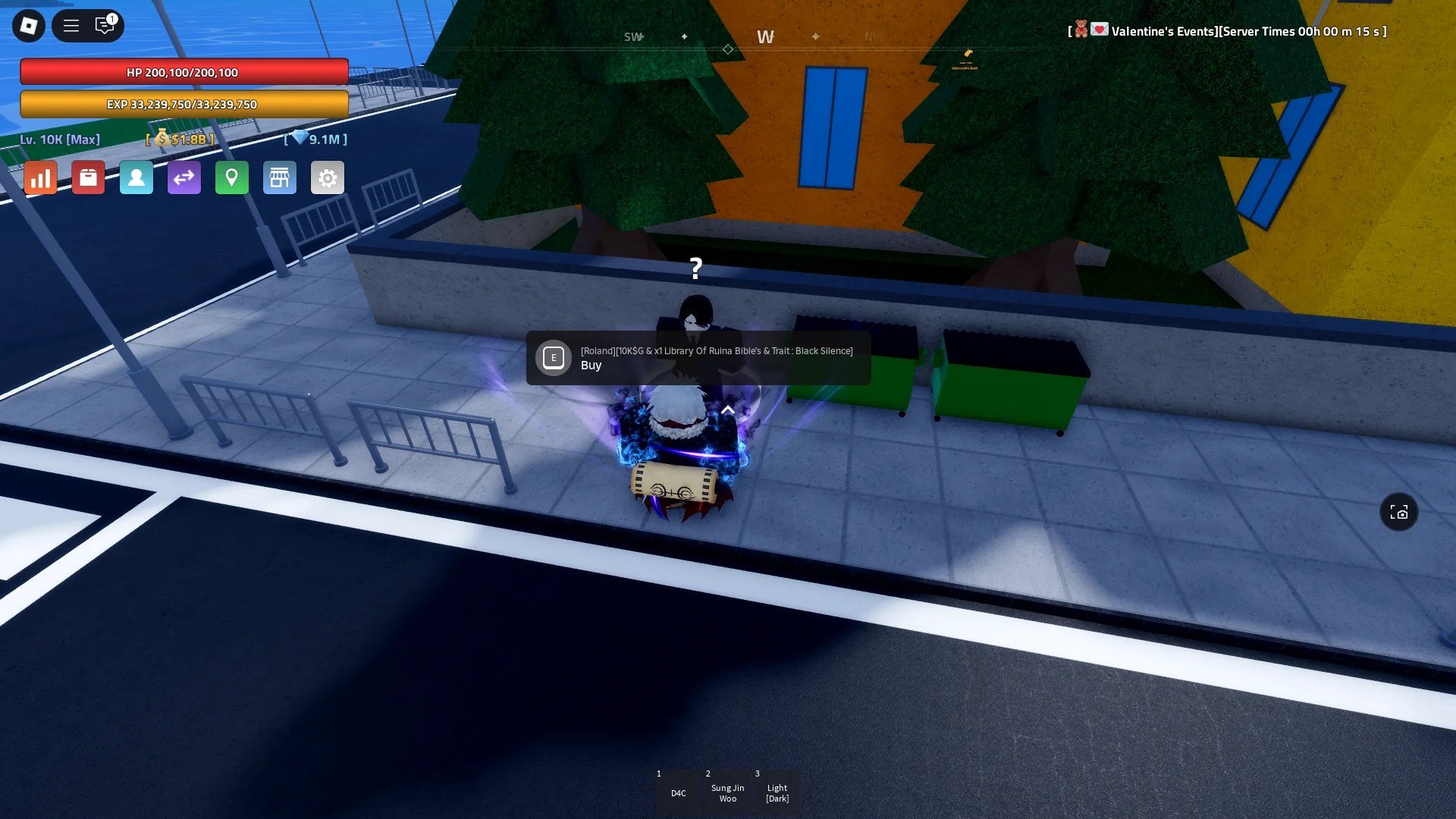 The location of the Roland teacher NPC in Karakura Town in the Verse Piece Roblox experience