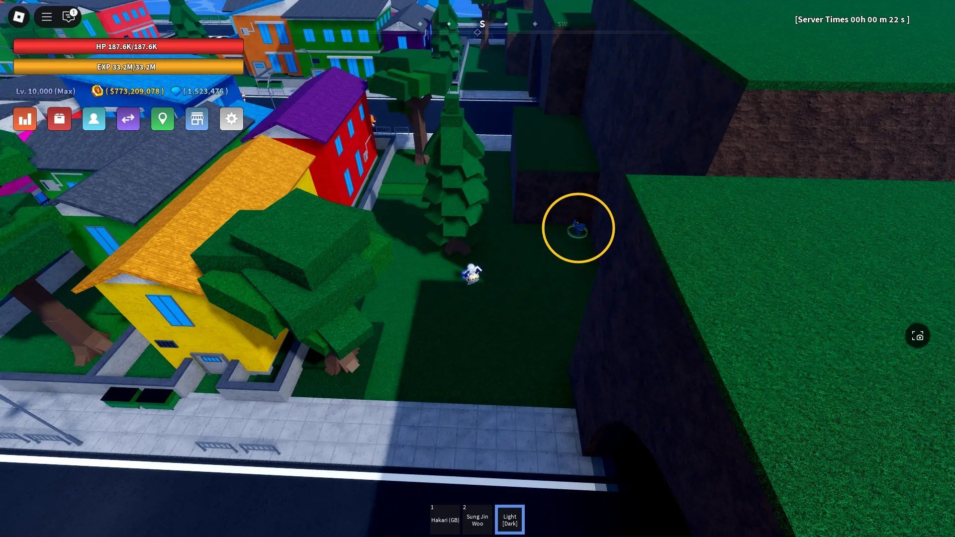 Location of the Sung Jin Woo 2nd Awakening Quest NPC in Verse Piece Roblox experience