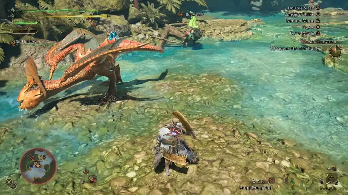 Yian Kut-Ku limping in MHW 