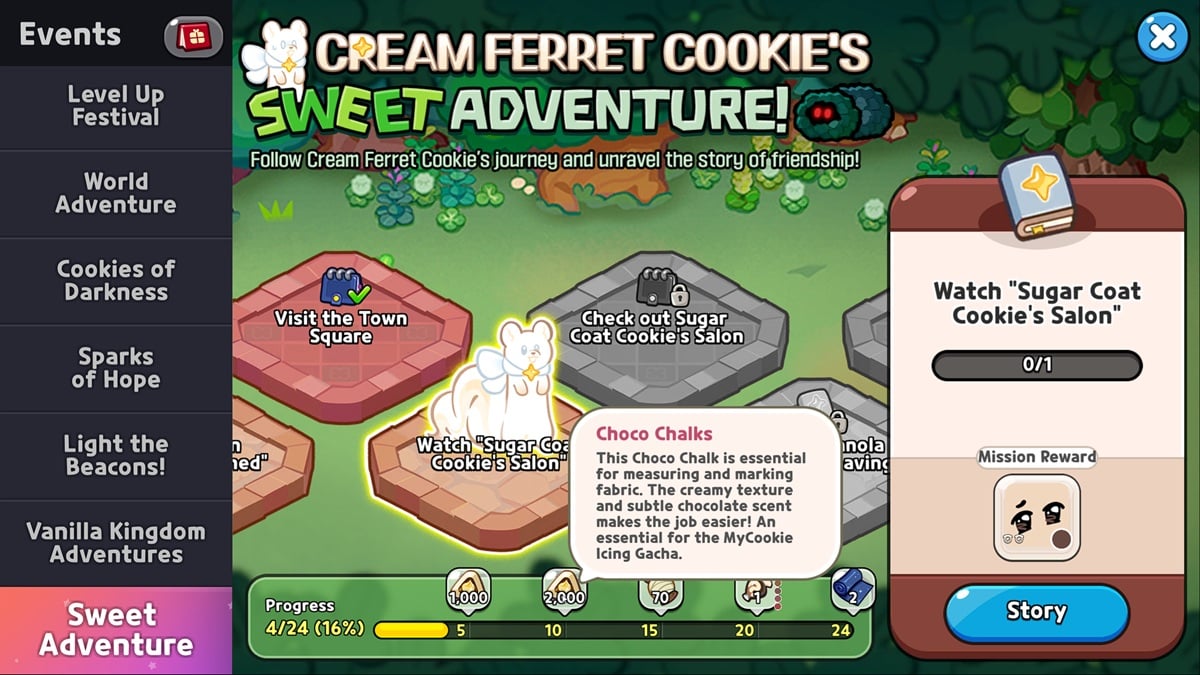 All the ways to get Choco Chalk in Cookie Run Kingdom