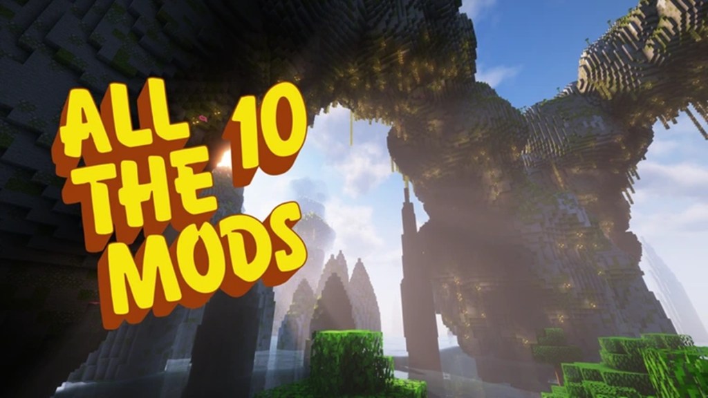 All The Mods 10 modpack via Minecraft