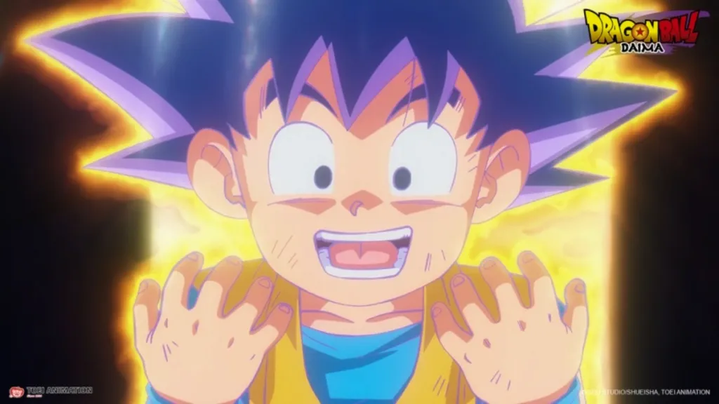 Goku becoming older in Dragon Ball DAIMA