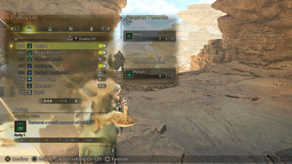 Monster Hunter Wilds Crafting